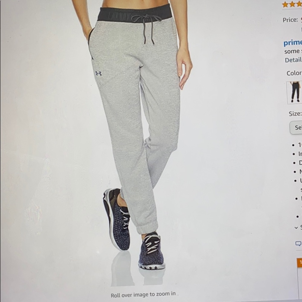 Under Armor Fleece Women’s Swacket Pants size S